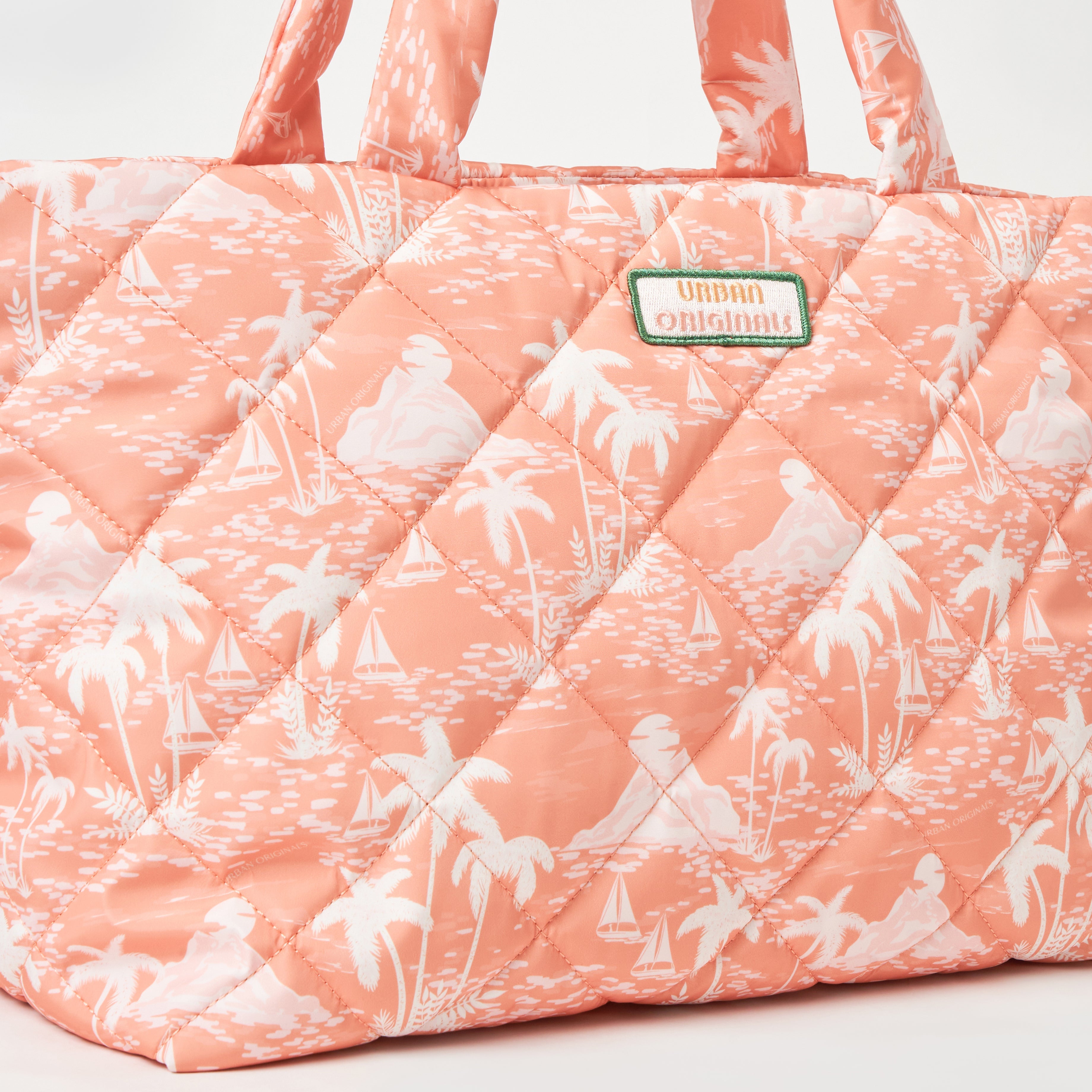 Tropical Tote - Island Peach